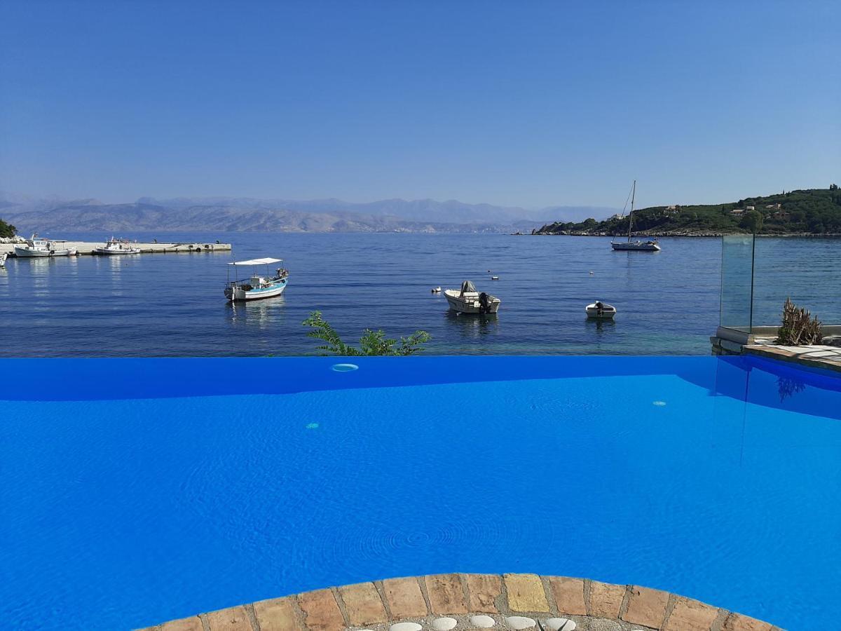 Imerolia Beach Villa Kassiopi Corfu Bagian luar foto