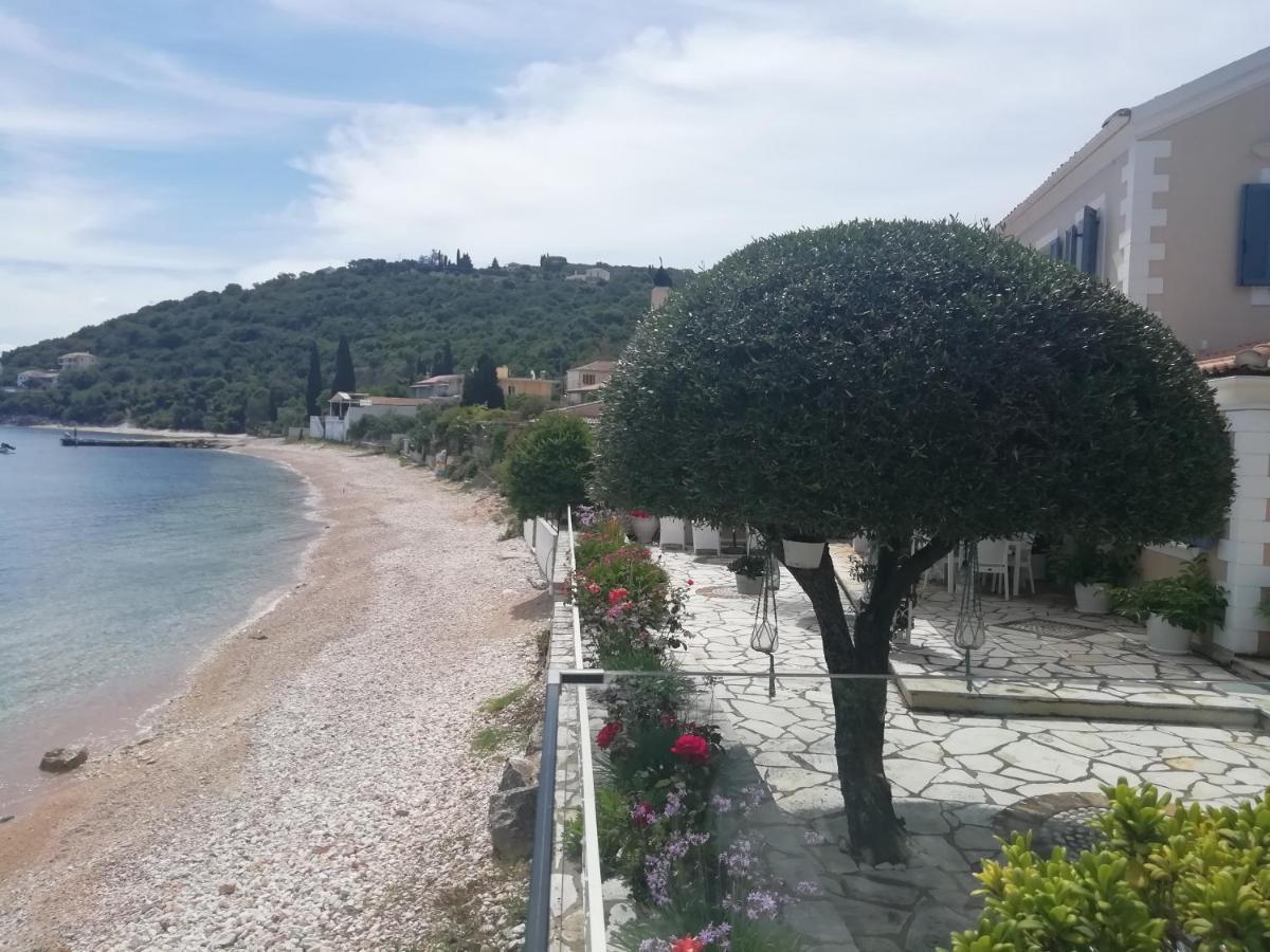 Imerolia Beach Villa Kassiopi Corfu Bagian luar foto