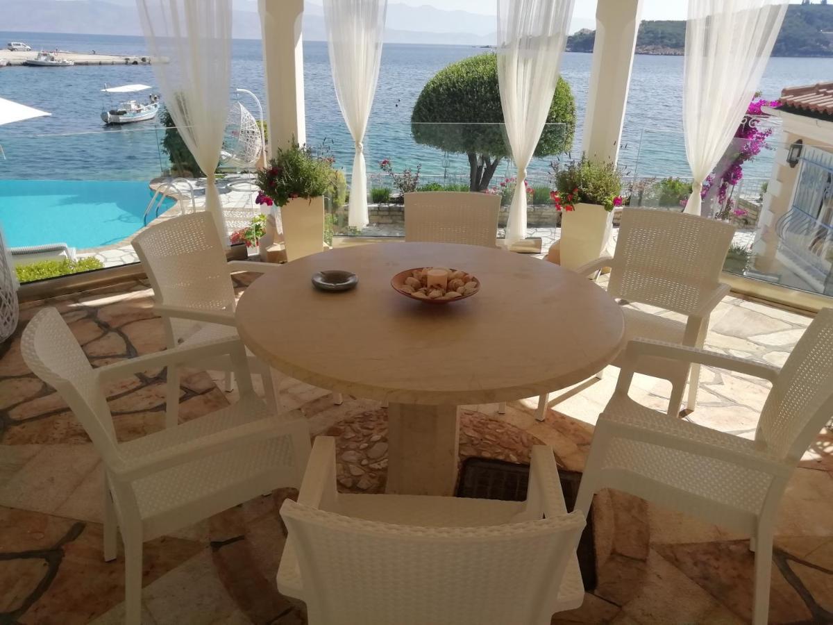 Imerolia Beach Villa Kassiopi Corfu Bagian luar foto