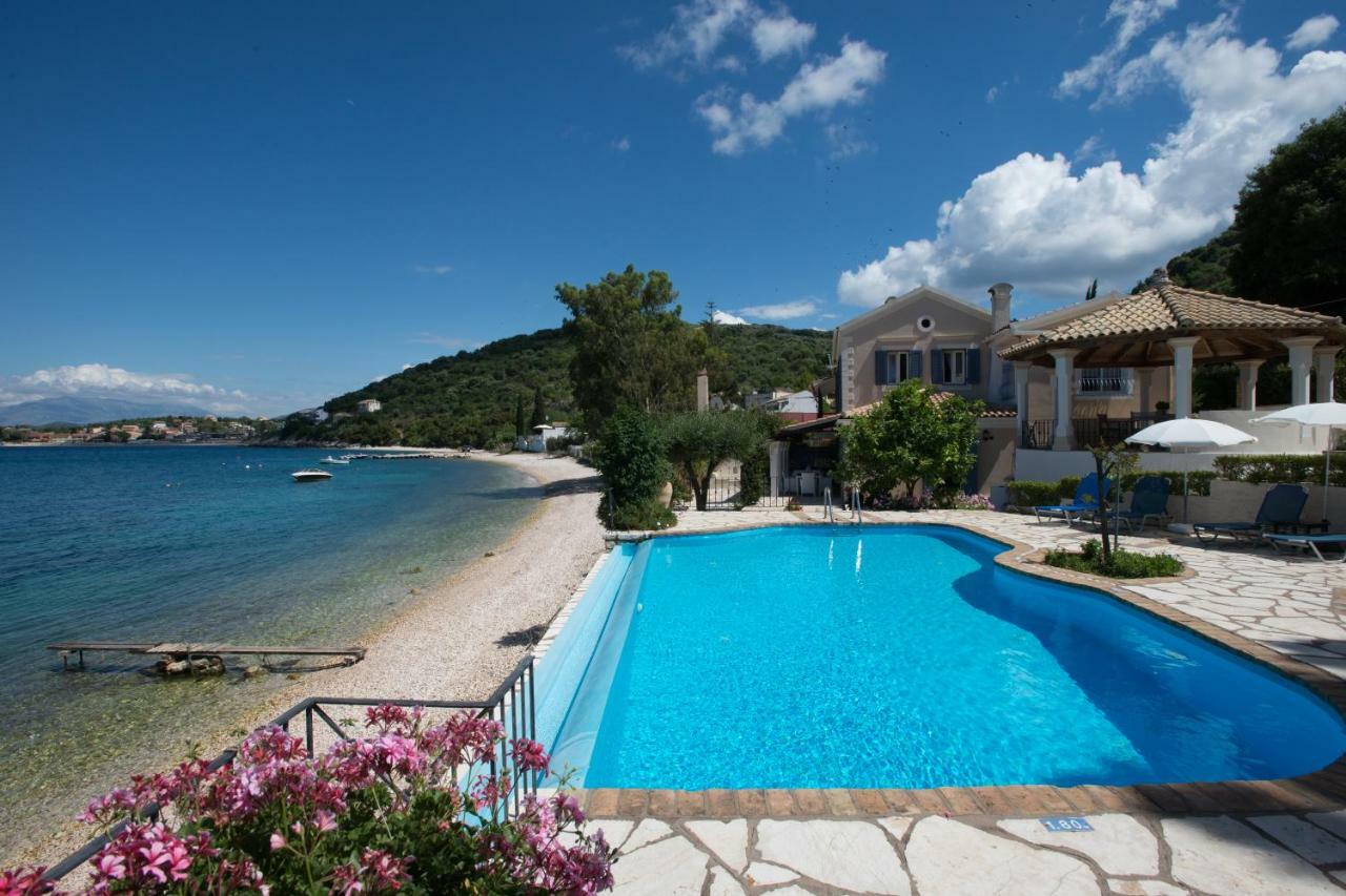 Imerolia Beach Villa Kassiopi Corfu Bagian luar foto
