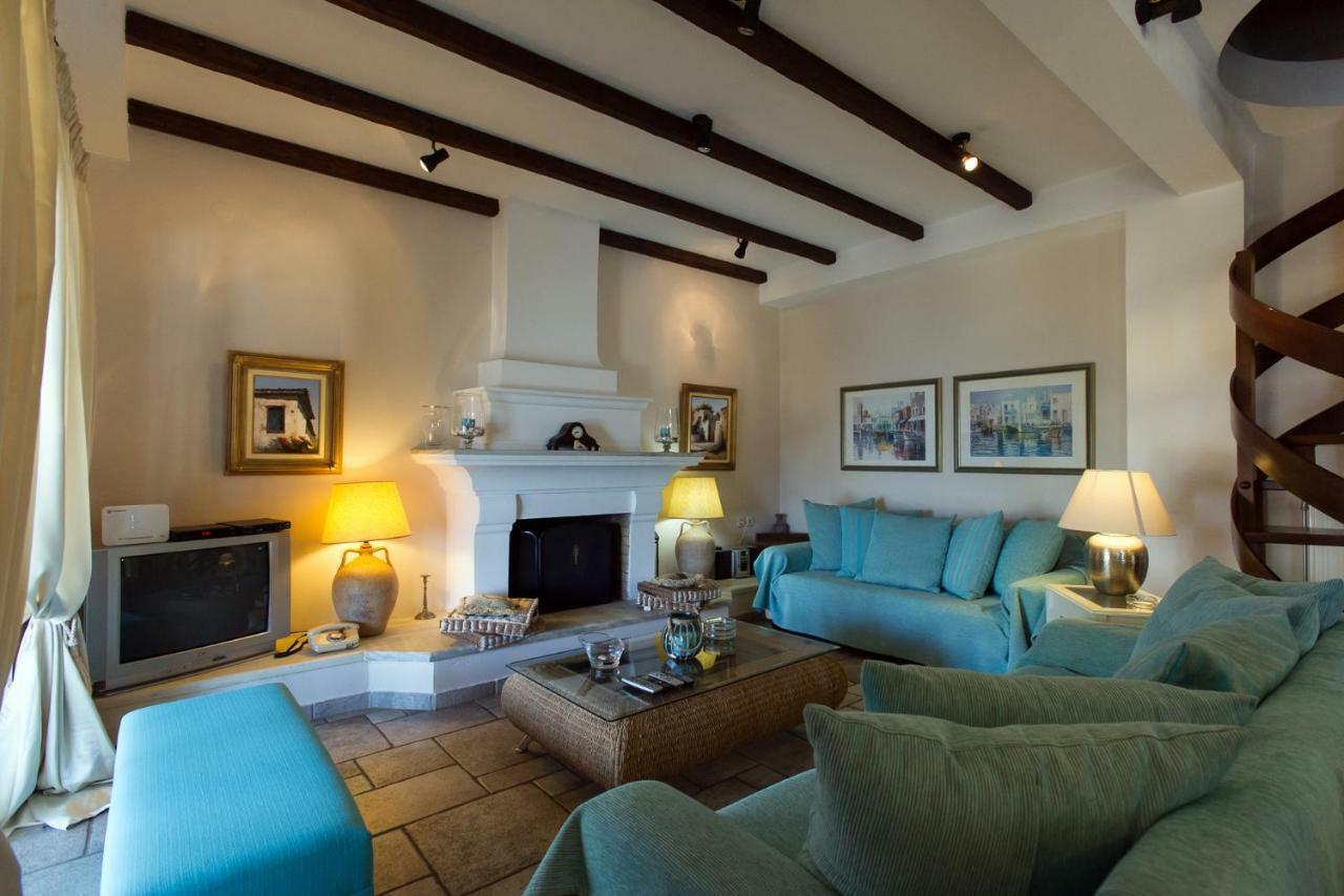 Imerolia Beach Villa Kassiopi Corfu Bagian luar foto