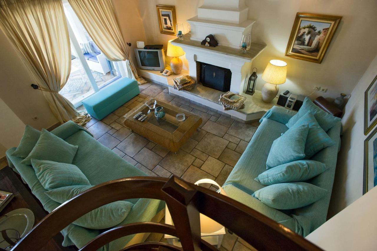 Imerolia Beach Villa Kassiopi Corfu Bagian luar foto